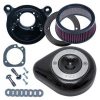Stealth Teardrop Air Cleaner Kit - Carbon Fiber. Fits Twin Cam 1999-2017 with Cable Operated Carburettor & Throttle Body. - Image 2