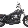 Bassani Radial Slotted Sweeper Exhaust - Black. To Fit: 1986-17 Softail, 2007-17 Softail Rocker, 2013-17 Breakout, 2006-17 Dyna Glide - Image 2