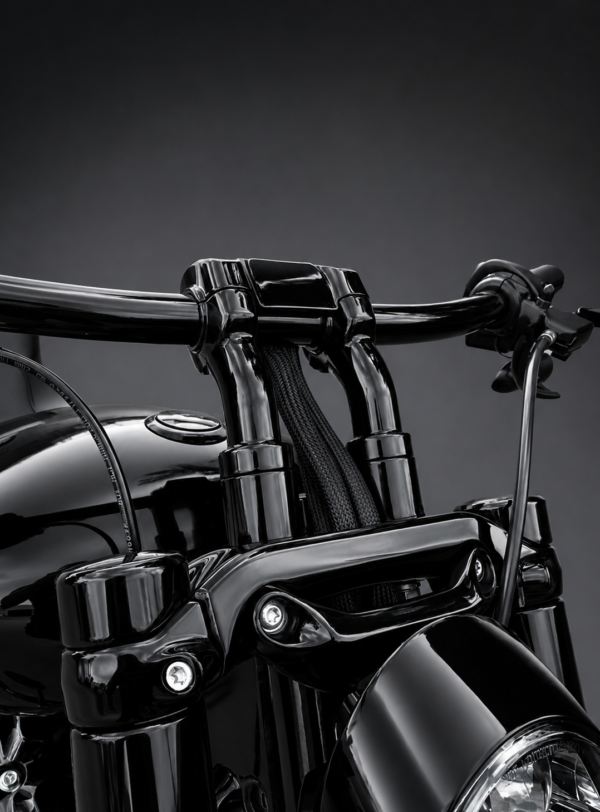 Brown Industries 1.5" Handle Bar Riser Extensions - Black. To Fit: 2013-22 Breakout.