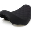 Renegade LS Solo Seat with Black Double Diamond Stitch. Fits Dyna 2006-2017. - Image 4
