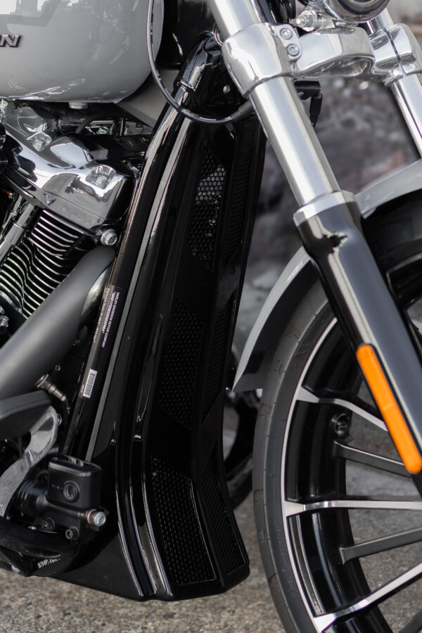 Chin Spoiler Kit - Raw. To Fit: 2013-2017 Softail