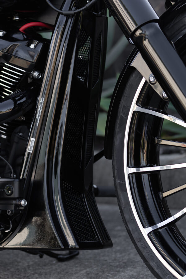 Chin Spoiler Kit - Raw. To Fit: 2018-Up Softail