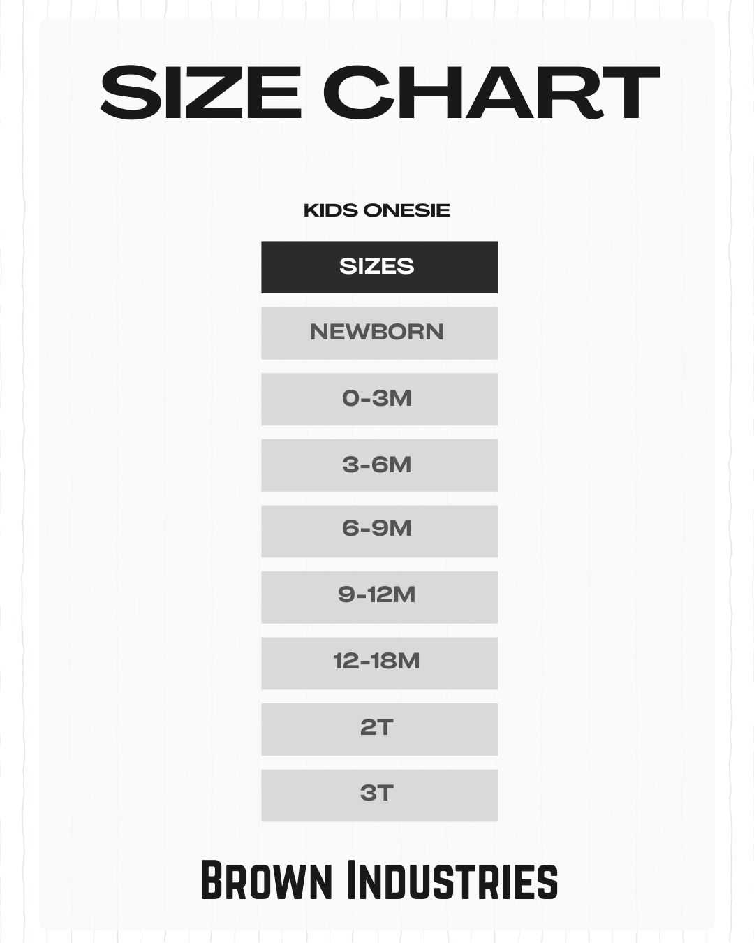 Kids Brown Industries / SAS onesie &raquo;