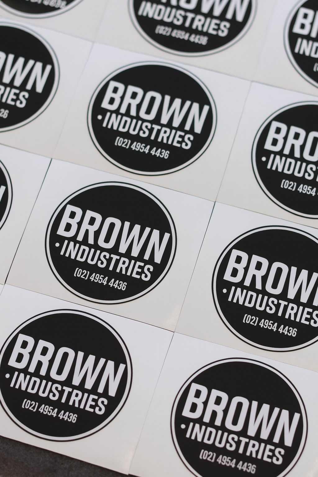 Brown Industries Stickers V1-V3